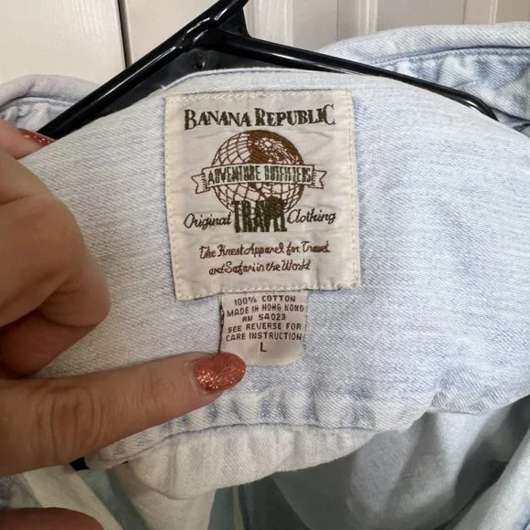 Vintage Banana Republic Adventure Outfitters Button Down - Picture 6 of 10